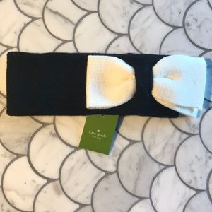 Kate Spade knit headband with bow